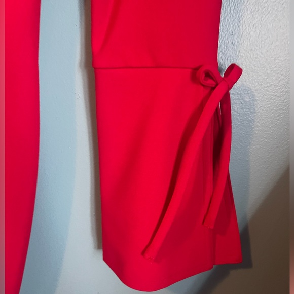 Calvin Klein Crepe Bell Sleeve Sheath Dress - Picture 3 of 6